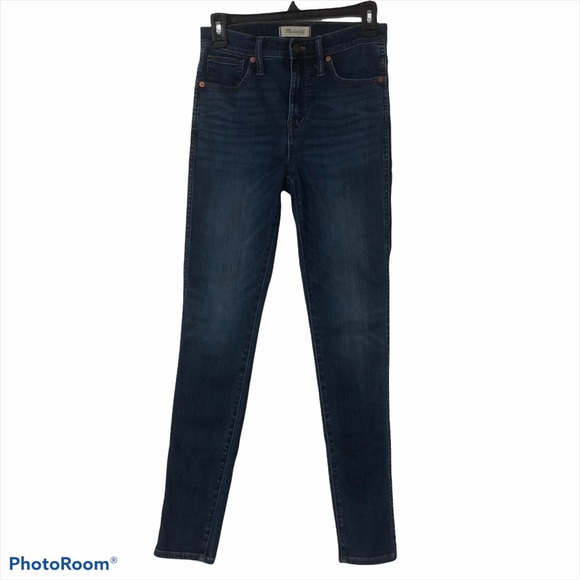 Madewell 10” High Rise Skinny Jeans Size 26T - Picture 2 of 4